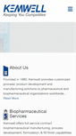 Mobile Screenshot of kemwellbiopharma.com
